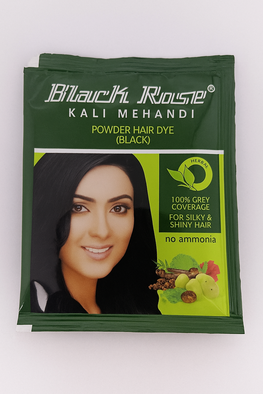 Black Rose Kali Methandi Hair Dye ( Black ) 10g